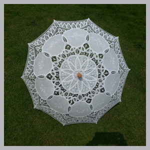 Зонт для невесты (белый) А-01406