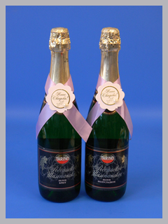 Украшение для шампанского (фиолетовый) 38307